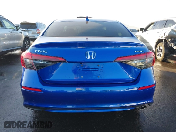 2023 Honda Civic Sedan Sport with VIN 2HGFE2F50PH545696, listed as a IAAI auction lot 41146953 with 24,678 mi miles. Bid and sale history available at carsss.com. Image 17.