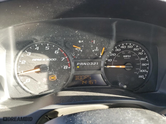 2005 Chevrolet Colorado Z85 with VIN 1GCCS148258215420, listed as a Copart auction lot 87741045 with 74,167 mi miles and Salvage Title. Bid and sale history available at carsss.com. Image 9.