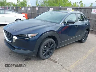 2024 Mazda CX-30 S Select Sport with VIN 3MVDMBBM3RM655084, listed as a IAAI auction lot 42213293 with 27,187 mi miles and . Bid and sale history available at carsss.com. Image 2.
