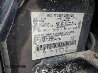 2015 Ford F-350 Platinum with VIN 1FT8W3BT4FEB02746, listed as a Copart auction lot 62099025 with 193,636 mi miles and Salvage title. Bid and sale history available at DreamBid. Image 12.