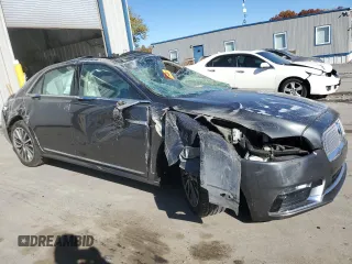 2017 Lincoln Continental Select with VIN 1LN6L9SP8H5606043, listed as a Copart auction lot 77355794 with 0 mi miles and Salvage Title. Bid and sale history available at carsss.com. Image 4.