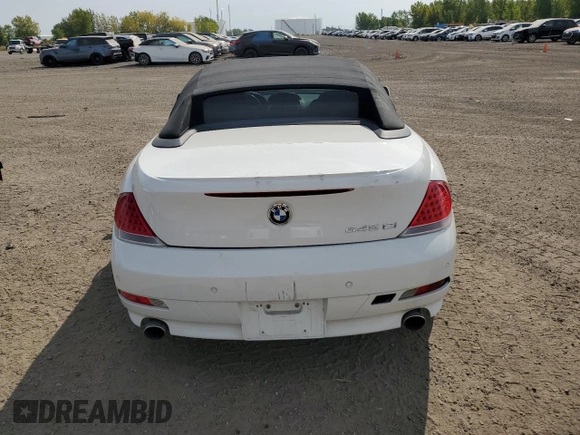 2005 BMW 6 Series 645Ci with VIN WBAEK734X5B325190, listed as a Copart auction lot 72013354 with 288,537 mi miles and Non Repairable. Bid and sale history available at DreamBid. Image 6.