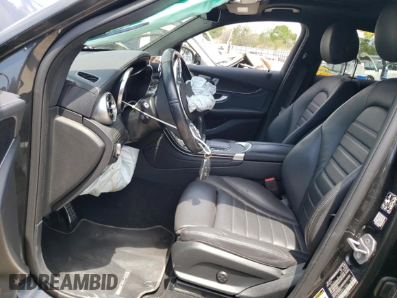 2021 Mercedes-Benz GLC with VIN W1N0J6EB0MF917896, listed as a Copart auction lot 56228614 with 32,147 mi miles and Salvage Title. Bid and sale history available at carsss.com. Image 7.