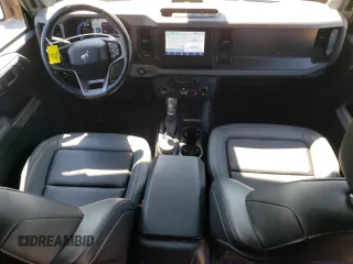 2022 Ford Bronco with VIN 1FMEE5DPXNLA89363, listed as a Copart auction lot 53043155 with 50,072 mi miles and Salvage Title. Bid and sale history available at DreamBid. Image 8.