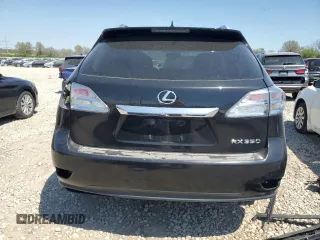 2011 Lexus RX 350 with VIN 2T2BK1BA9BC098335, listed as a Copart auction lot 54129345 with 65,254 mi miles and Salvage Title. Bid and sale history available at DreamBid. Image 6.