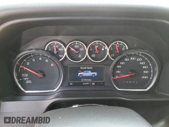 2021 Chevrolet Silverado 1500 LT Trail Boss with VIN 3GCPYFEL2MG130876, listed as a Copart auction lot 53039345 with 23,099 mi miles and Salvage Title. Bid and sale history available at DreamBid. Image 9.