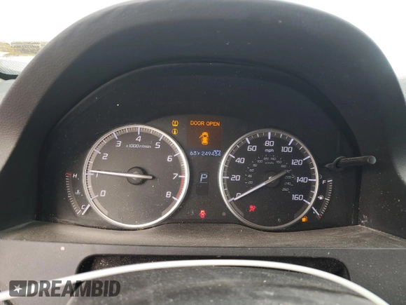 2014 Acura RDX Technology with VIN 5J8TB4H57EL017657, listed as a Copart auction lot 52564615 with 249,434 mi miles and Salvage title. Bid and sale history available at DreamBid. Image 9.