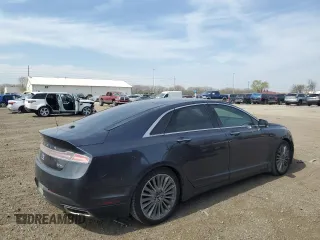 2013 Lincoln MKZ with VIN 3LN6L2JK7DR800616, listed as a Copart auction lot 52123875 with 116,311 mi miles and Salvage Title. Bid and sale history available at carsss.com. Image 3.