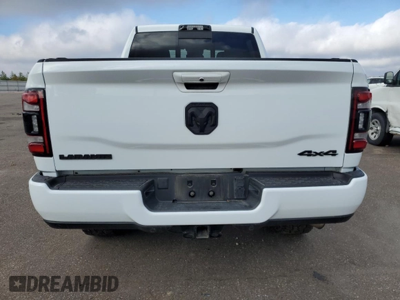 2023 Ram 2500 Laramie with VIN 3C6UR5FJ9PG597618, listed as a Copart auction lot 79045884 with 46,860 mi miles and Salvage title. Bid and sale history available at DreamBid. Image 6.