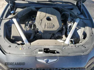 2022 Genesis G70 2.0T z VIN KMTG34TA5NU085937, wystawiony jako Copart lot #47049485 z przebiegiem 25 470 mil mil oraz Szkoda całkowita • Salvage title. Historia ofert i sprzedaży dostępna na DreamBid. Obrazek 11.