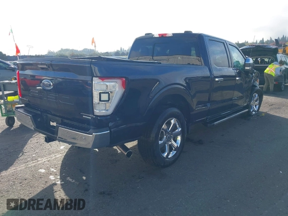 2023 Ford F-150 XL with VIN 1FTEW1C85PFA29450, listed as a IAAI auction lot 40550073 with 18,782 mi miles. Bid and sale history available at carsss.com. Image 4.