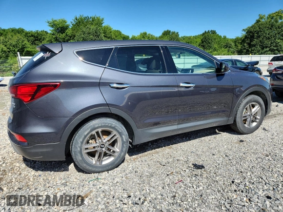 2018 Hyundai Santa Fe 2.4L with VIN 5XYZTDLB5JG555606, listed as a Copart auction lot 64206545 with 104,596 mi miles and Clean title. Bid and sale history available at DreamBid. Image 3.