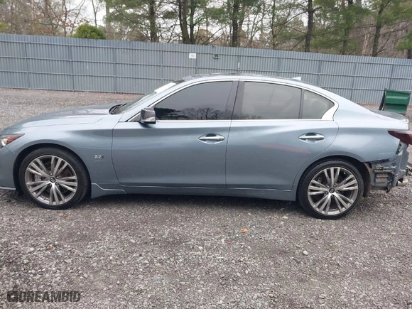 2018 Infiniti Q50 3.0t SPORT with VIN JN1EV7AR5JM610731, listed as a IAAI auction lot 41957195 with NaN miles. Bid and sale history available at carsss.com. Image 13.