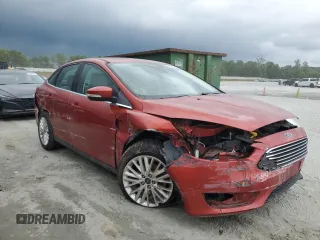 2018 Ford Focus Titanium with VIN 1FADP3J26JL284299, listed as a Copart auction lot 58908325 with 79,331 mi miles and Salvage title. Bid and sale history available at DreamBid. Image 4.