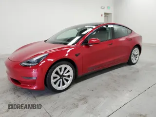 2022 Tesla Model 3 z VIN 5YJ3E1EA2NF191399, wystawiony jako Copart lot #58265655 z przebiegiem 143 320 mil mil oraz Czysty tytuł • Clean title. Historia ofert i sprzedaży dostępna na DreamBid. Obrazek 1.