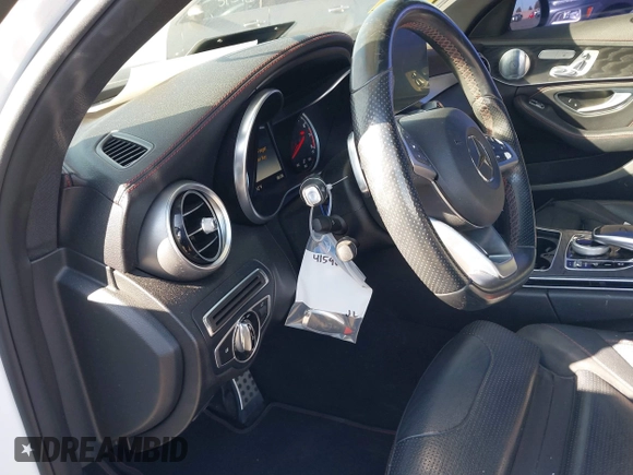 2016 Mercedes-Benz C 450 AMG with VIN 55SWF6EBXGU141867, listed as a IAAI auction lot 41596461 with 126,565 mi miles and . Bid and sale history available at carsss.com. Image 17.