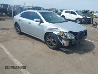 2012 Nissan Maxima S with VIN 1N4AA5AP0CC832411, listed as a IAAI auction lot 41871301 with 127,615 mi miles and . Bid and sale history available at DreamBid. Image 1.