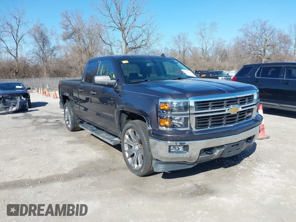 2014 Chevrolet Silverado 1500 LT with VIN 1GCVKREC0EZ377177, listed as a IAAI auction lot 41683600 with 148,672 mi miles and . Bid and sale history available at DreamBid. Image 1.