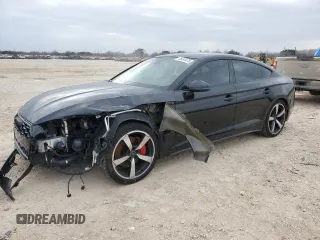 2024 Audi A5 Sportback S line Prestige z VIN WAUEACF51RA020141, wystawiony jako Copart lot #45497475 z przebiegiem 7 865 mil mil oraz Szkoda całkowita • Salvage title. Historia ofert i sprzedaży dostępna na DreamBid. Obrazek 1.