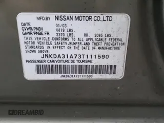 2003 Infiniti I35 Luxury with VIN JNKDA31A73T111590, listed as a Copart auction lot 48712405 with 140,765 mi miles and Salvage Title. Bid and sale history available at carsss.com. Image 12.