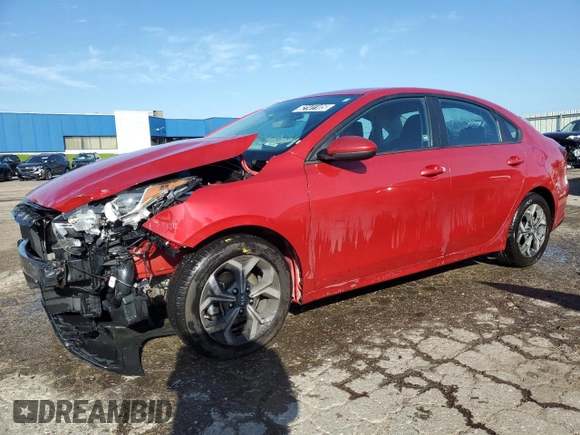 2021 Kia Forte LXS with VIN 3KPF24AD7ME348551, listed as a Copart auction lot 62141105 with 103,980 mi miles and Salvage title. Bid and sale history available at DreamBid. Image 1.