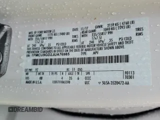 2018 Ford Escape SE z VIN 1FMCU9GD2JUA76985, wystawiony jako Copart lot #55743855 z przebiegiem 84 549 mil mil oraz Szkody całkowita. Historia ofert i sprzedaży dostępna na DreamBid. Obrazek 13.