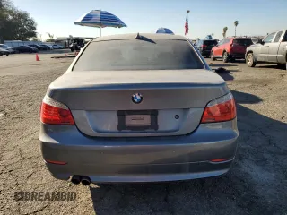 2008 BMW 5 Series 535i with VIN WBANW13598CZ77596, listed as a Copart auction lot 53101605 with 272,078 mi miles and Salvage Title. Bid and sale history available at carsss.com. Image 6.