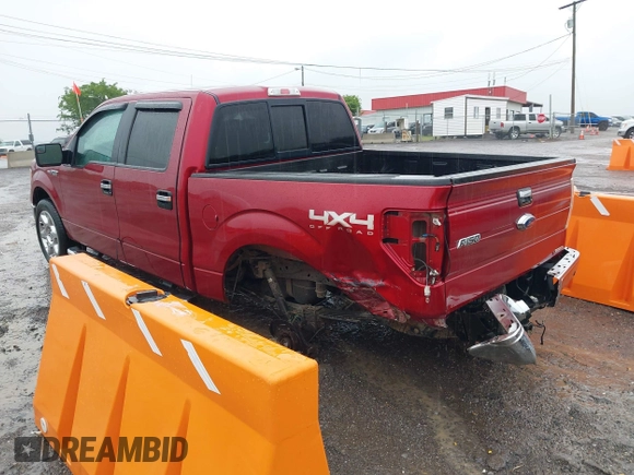 2013 Ford F-150 XL with VIN 1FTFW1EF6DFB48555, listed as a IAAI auction lot 42160534 with 134,289 mi miles and . Bid and sale history available at carsss.com. Image 3.