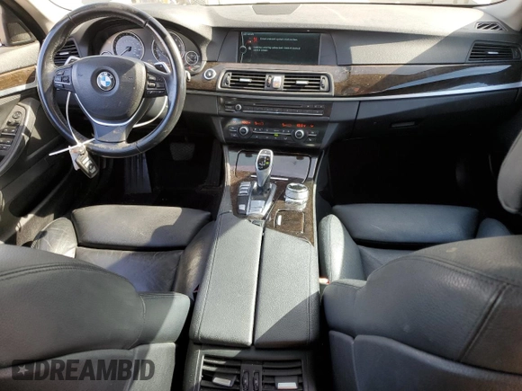 2011 BMW 5 Series 535i with VIN WBAFR7C52BC602347, listed as a Copart auction lot 53147525 with 168,642 mi miles and Salvage Title. Bid and sale history available at carsss.com. Image 8.