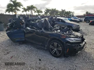 2021 BMW 5 Series 540i with VIN WBA53BJ07MCF99748, listed as a Copart auction lot 40306553 with Not Provided miles and Non Repairable. Bid and sale history available at DreamBid. Image 4.
