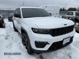 2023 Jeep Grand Cherokee Limited z VIN 1C4RJHBG6PC503912, wystawiony jako Copart lot #49258215 z przebiegiem Nie podano mil oraz Czysty tytuł • Clean title. Historia ofert i sprzedaży dostępna na DreamBid. Obrazek 1.