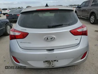 2013 Hyundai Elantra GT with VIN KMHD35LEXDU120945, listed as a Copart auction lot 76704754 with 107,043 mi miles and Salvage Title. Bid and sale history available at carsss.com. Image 6.