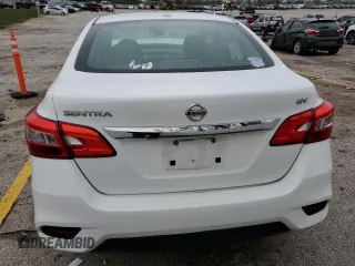 2019 Nissan Sentra SV with VIN 3N1AB7AP3KY374407, listed as a Copart auction lot 51642585 with Not Provided miles and Salvage Title. Bid and sale history available at DreamBid. Image 6.