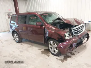2013 Honda Pilot EX-L with VIN 5FNYF4H58DB020724, listed as a IAAI auction lot 42597014 with 127,592 mi miles and . Bid and sale history available at DreamBid. Image 1.