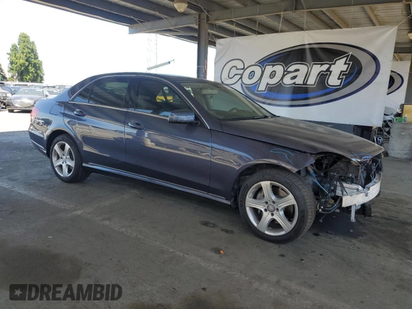 2014 Mercedes-Benz E 350 Sport with VIN WDDHF5KB2EA943012, listed as a Copart auction lot 61136245 with 53,502 mi miles and Salvage title. Bid and sale history available at DreamBid. Image 4.