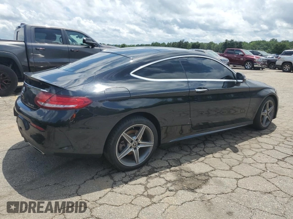 2018 Mercedes-Benz C 300 with VIN WDDWJ4KB6JF704074, listed as a Copart auction lot 57957375 with 97,267 mi miles and Salvage title. Bid and sale history available at DreamBid. Image 3.