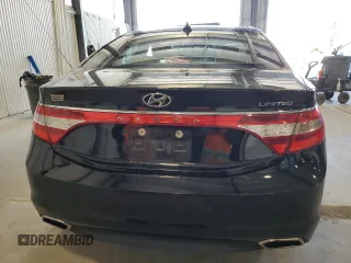 2017 Hyundai Azera Limited with VIN KMHFH4JG6HA590051, listed as a Copart auction lot 53734085 with 101,466 mi miles and Salvage Title. Bid and sale history available at carsss.com. Image 6.