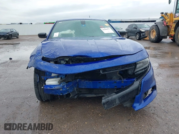 2019 Dodge Charger SXT with VIN 2C3CDXBGXKH748729, listed as a IAAI auction lot 41906272 with 76,816 mi miles. Bid and sale history available at carsss.com. Image 6.