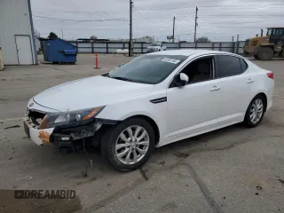 2014 Kia Optima EX with VIN 5XXGN4A78EG291677, listed as a Copart auction lot 50202165 with Not Provided miles and Salvage Title. Bid and sale history available at carsss.com. Image 1.
