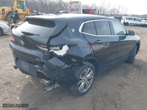 2019 BMW X2 xDrive28i with VIN WBXYJ5C52KEF82876, listed as a IAAI auction lot 41292641 with 46,774 mi miles. Bid and sale history available at carsss.com. Image 4.