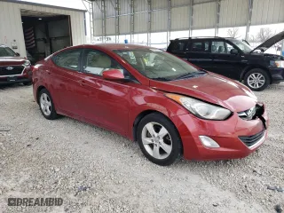 2012 Hyundai Elantra GLS with VIN KMHDH4AE3CU302841, listed as a Copart auction lot 49532255 with 127,808 mi miles and Salvage Title. Bid and sale history available at carsss.com. Image 4.