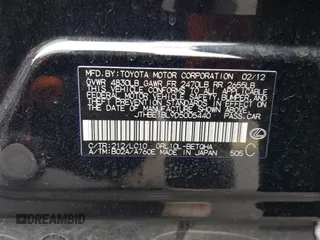 2013 Lexus GS 350 with VIN JTHBE1BL9D5005440, listed as a IAAI auction lot 41354666 with 122,346 mi miles. Bid and sale history available at carsss.com. Image 9.