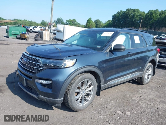 2023 Ford Explorer XLT z VIN 1FMSK8DH5PGB43539, wystawiony jako IAAI lot #42558283 z przebiegiem 16 495 mil mil oraz . Historia ofert i sprzedaży dostępna na DreamBid. Obrazek 17.