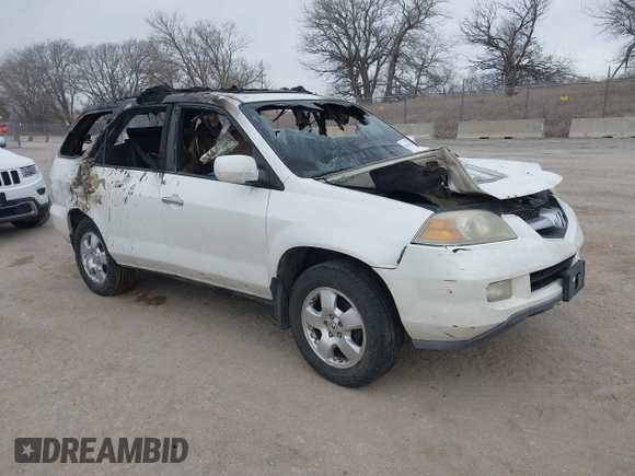 2005 Acura MDX with VIN 2HNYD18295H559868, listed as a IAAI auction lot 41528222 with 1 mi miles. Bid and sale history available at carsss.com. Image 1.