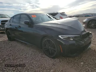 2021 BMW 3 Series M340i with VIN 3MW5U7J09M8B69234, listed as a Copart auction lot 44027005 with 29,715 mi miles and Salvage Title. Bid and sale history available at carsss.com. Image 4.