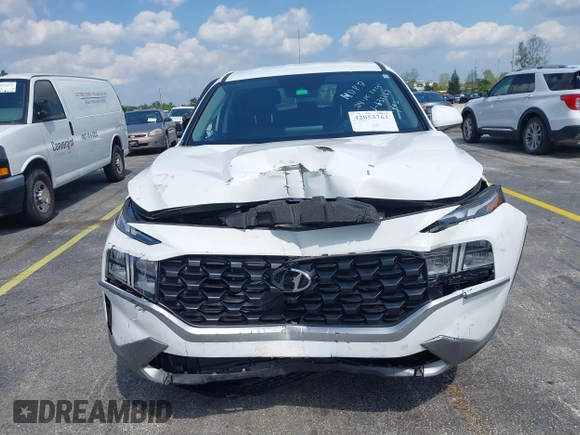 2023 Hyundai Santa Fe SE with VIN 5NMS14AJ6PH631267, listed as a IAAI auction lot 42053761 with 17,880 mi miles and . Bid and sale history available at DreamBid. Image 6.