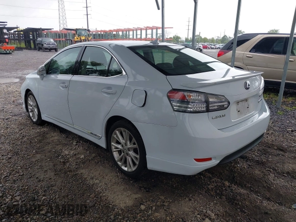 2010 Lexus HS 250h with VIN JTHBB1BA8A2014134, listed as a IAAI auction lot 40067857 with 121,313 mi miles and . Bid and sale history available at DreamBid. Image 3.
