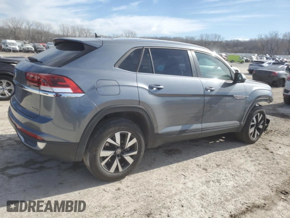 2023 Volkswagen Atlas SE z VIN 1V2LC2CA5PC220083, wystawiony jako Copart lot #43149255 z przebiegiem 24 816 mil mil oraz Szkoda całkowita • Salvage title. Historia ofert i sprzedaży dostępna na DreamBid. Obrazek 3.
