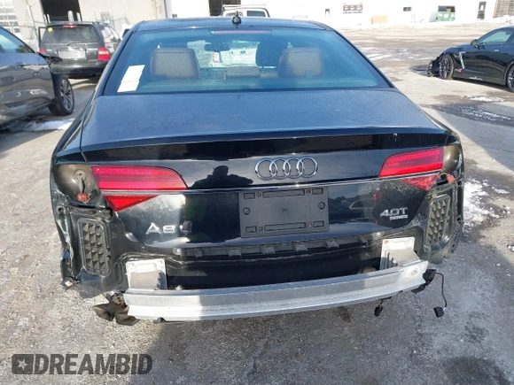 2015 Audi A8 L 4.0T with VIN WAU32AFD0FN035282, listed as a IAAI auction lot 41515136 with 76,518 mi miles. Bid and sale history available at carsss.com. Image 6.