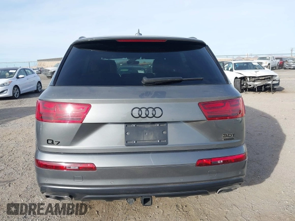 2017 Audi Q7 Prestige with VIN WA1VAAF79HD057566, listed as a IAAI auction lot 41172824 with 108,566 mi miles. Bid and sale history available at carsss.com. Image 16.